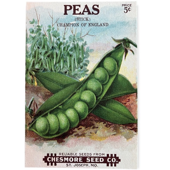 Cavallini & Co. Victory Garden Collection Seed Packet Postcard Set of 3 - NWT - Picture 6 of 9